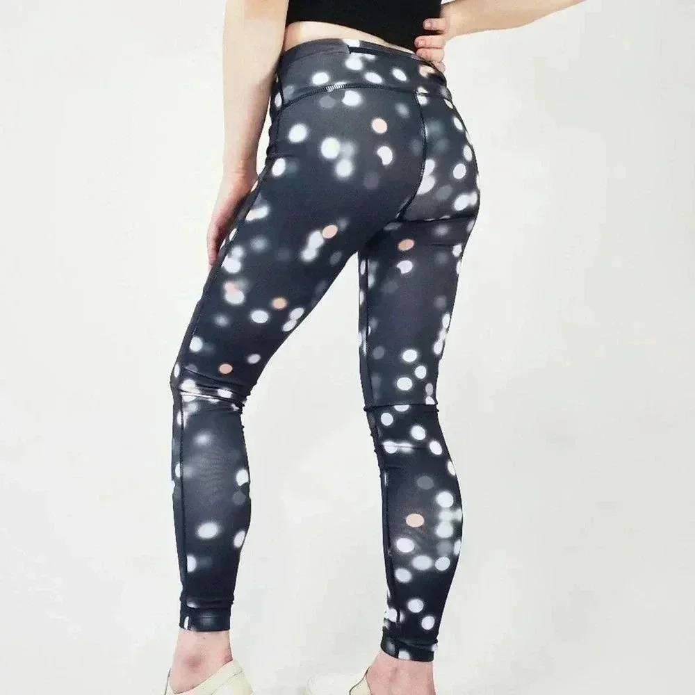 Nike Dri-Fit Essentials Printed Polka Dot Legging Tights Yoga Pants - XS - Picture 3 of 8